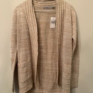 NWT Jason Maxwell tan cardigan